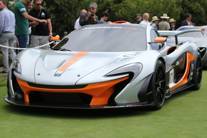 The P1 GTR design concept unveiled at Pebble Beach gives a preview of the forthcoming production version (Photo: Angus MacKenzie/Gizmag)
