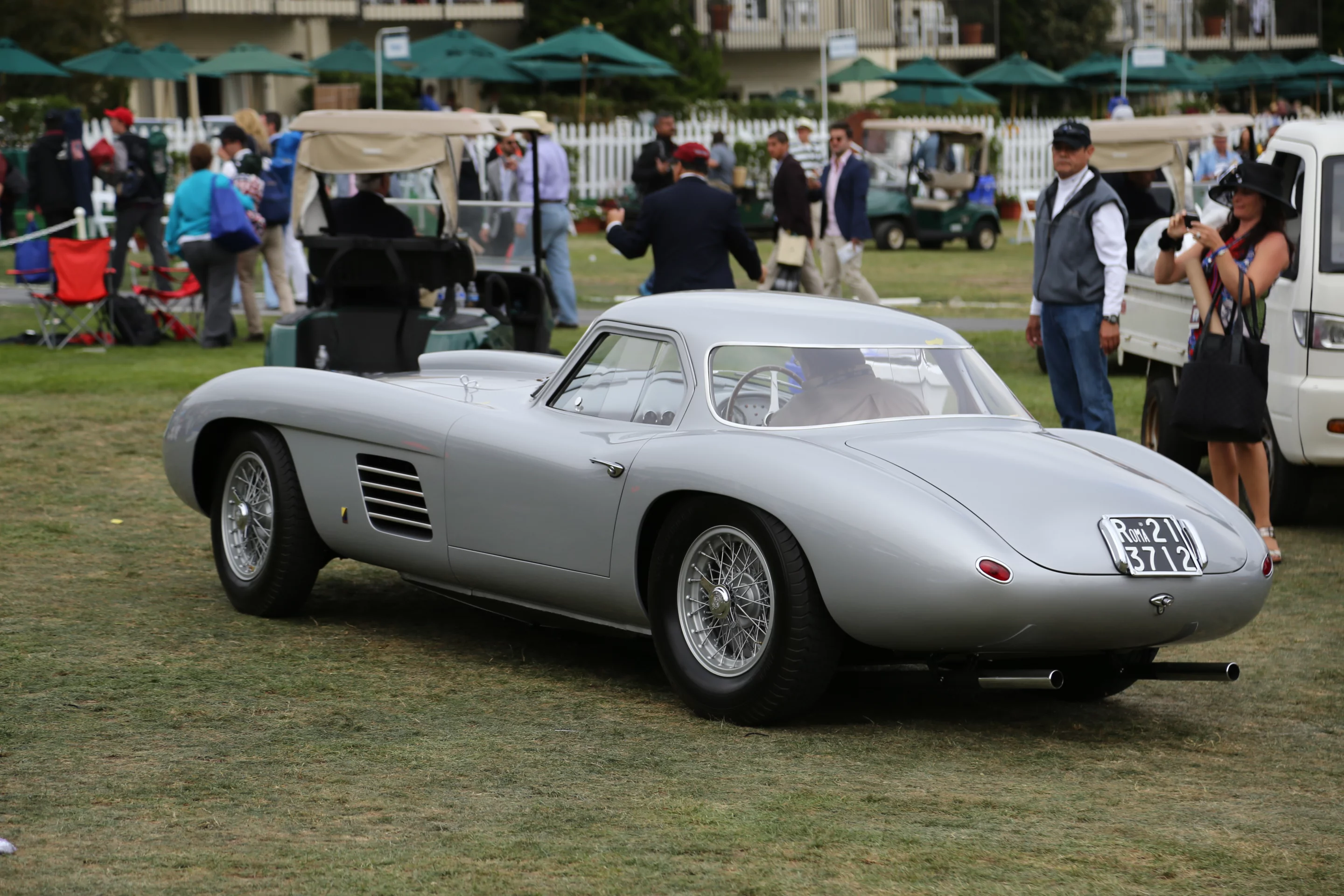 This 1954 Ferrari 375 MM coupe was the first Ferrari to ever win, beating out 216 other entries to win Best of Show at Pebble Beach's Concours d'Elegance this year (Photo: Angus MacKenzie/Gizmag.com)