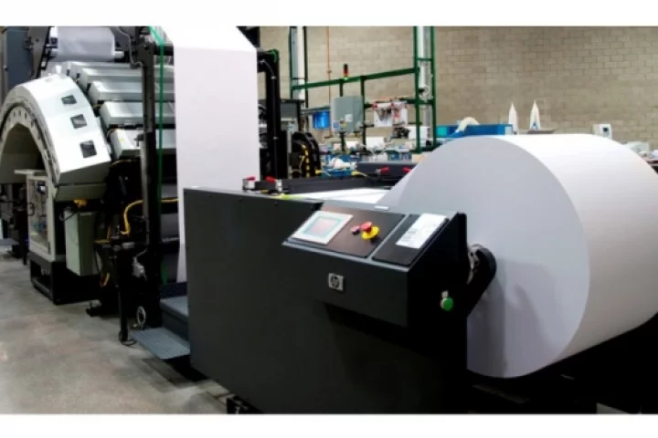 HP’s Inkjet Web Press at the open house event in LA