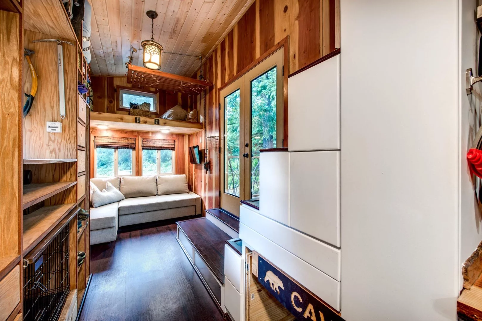 Inside the tiny house