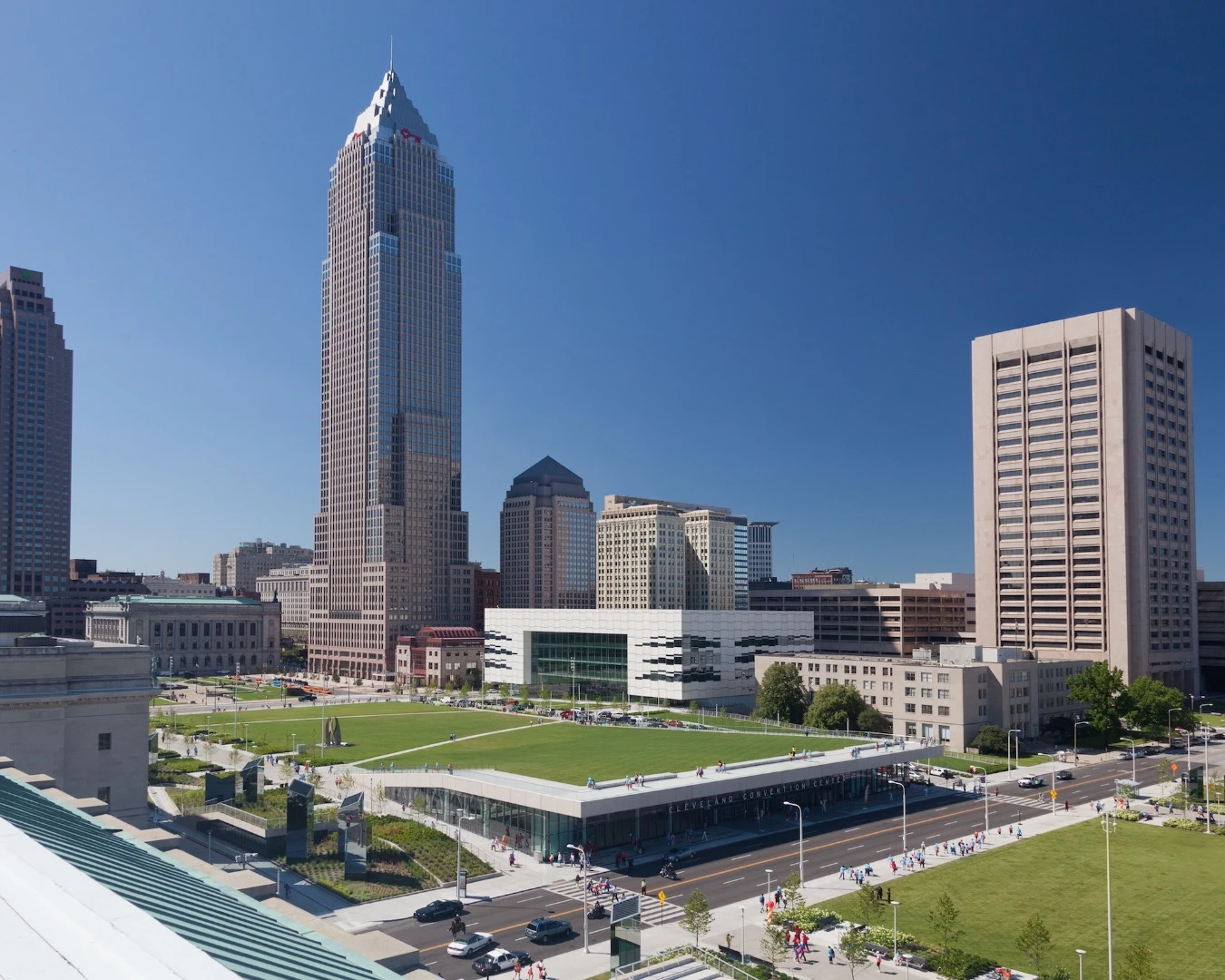 The Cleveland Civic Core project, by LMN Architects, involved a redesign of Cleveland Mall