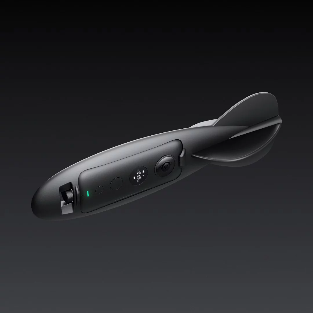 Insta360 One X: slotted into the throwable Drifter case