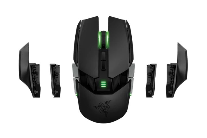 The Ouroboros has customizable side panels allowing for ambidextrous use