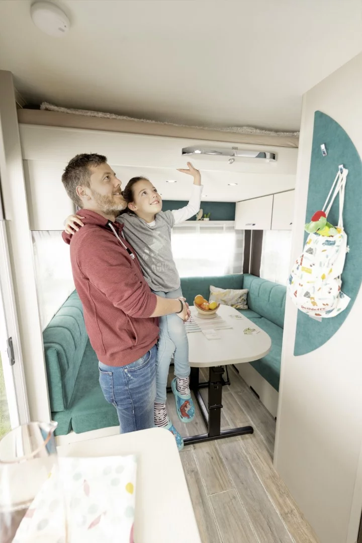 Enjoying family camping with the Dethleffs C'Go Up