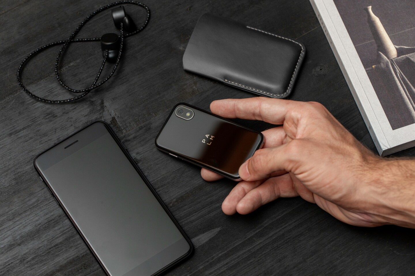 The Palm is about two-thirds the size of most other phones, so it's designed to be taken out and about while your main phone is left at home