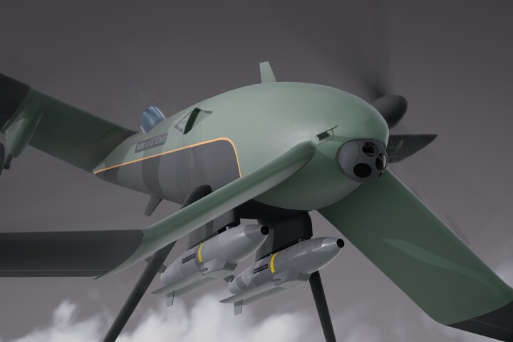 The Razer is a low-cost system for transforming non-guided munitions into precision guided ones