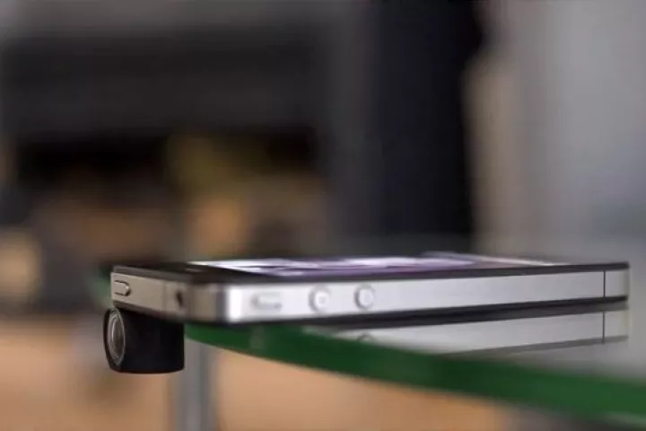 The HiLO right-angle lens allows iPhone and iPad photographers to more easily get high- and low-angle shots