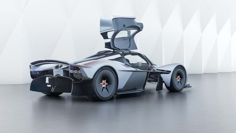 Project 003 is very much inspired by the hyper-aerodynamic alien design of the Valkyrie (pictured)