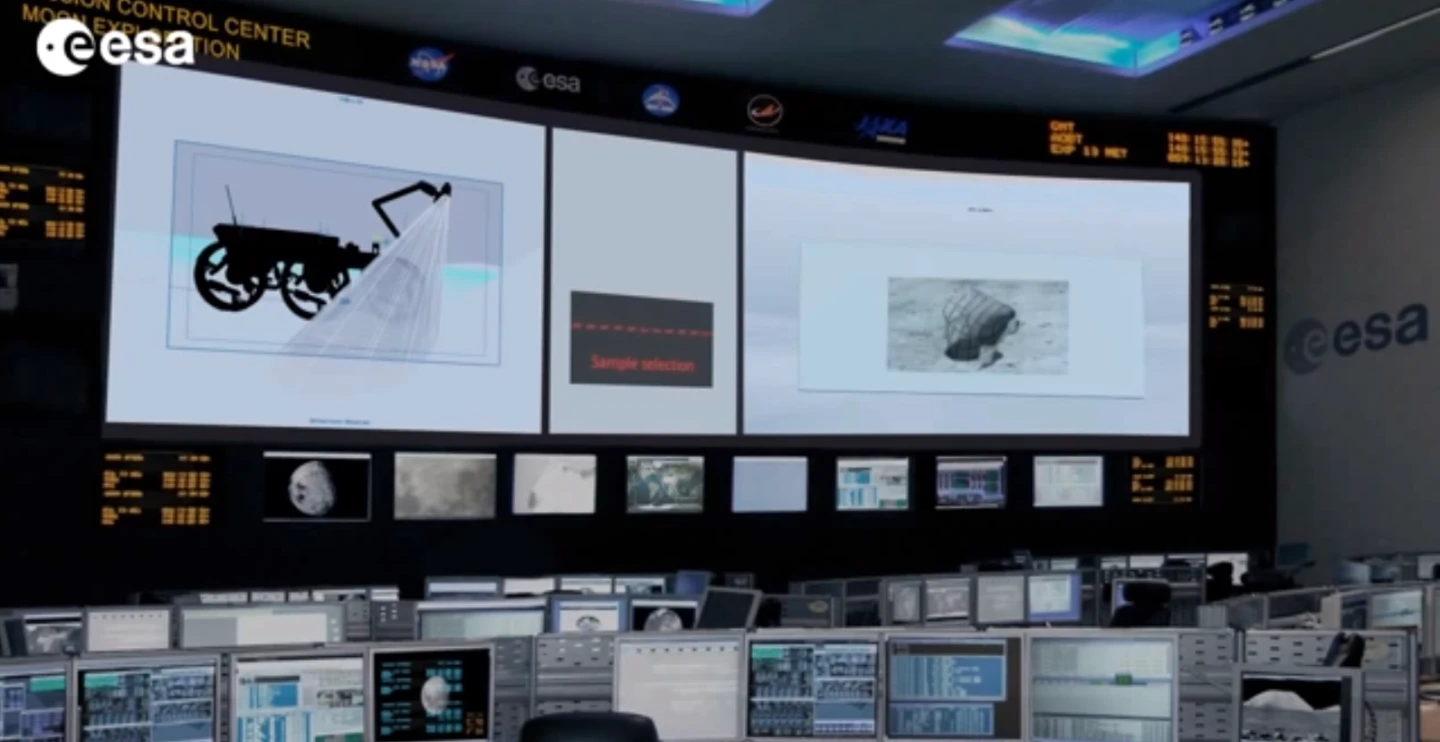 Lunar rover mission control
