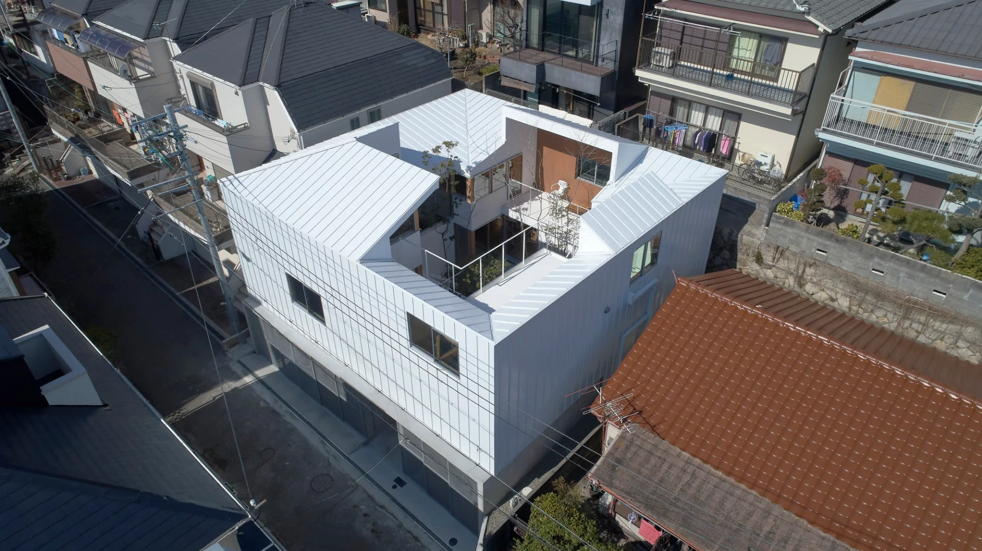 Tomohiro Hata Architect and Associates have made a hidden garden the central focus of the Loop House