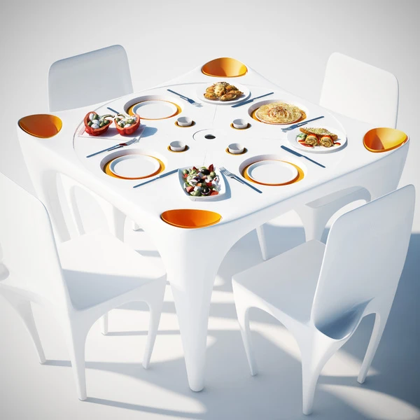 "Bye bye wind" garden table