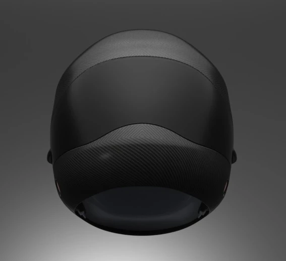 The Voztec helmet has a detachable back section, for easy removal in the event of an accident