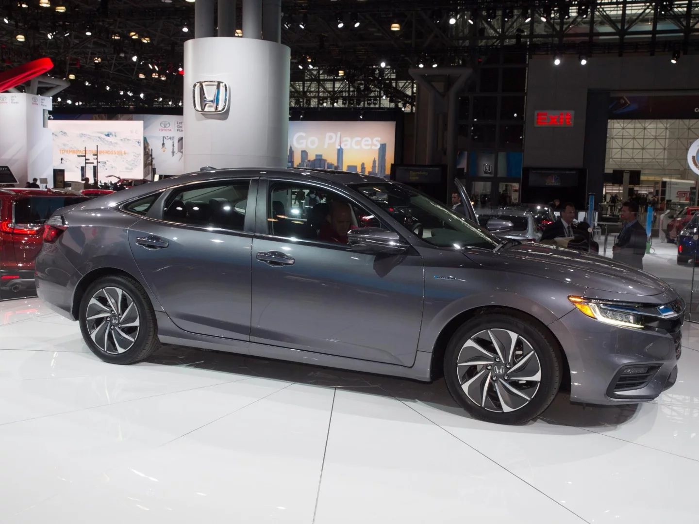 Honda's Insight has a combination of 1.5-liter engine and electric motor for 151 hp and up to 55 mpg in the city