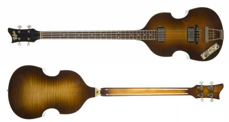 The Hofner violin bass guitar is synonymous with Paul McCartney and he's been playing them continuously since purchasing his first in 1961 in Hamburg before The Beatles were famous. This particular guitar was built specifically for McCartney in 1964, and is one of three he has owned. The first was lost, the second (a 1963 model) he still plays, and this is the third. It sold for $204,800 at a Juliens auction on 6 December, 2013