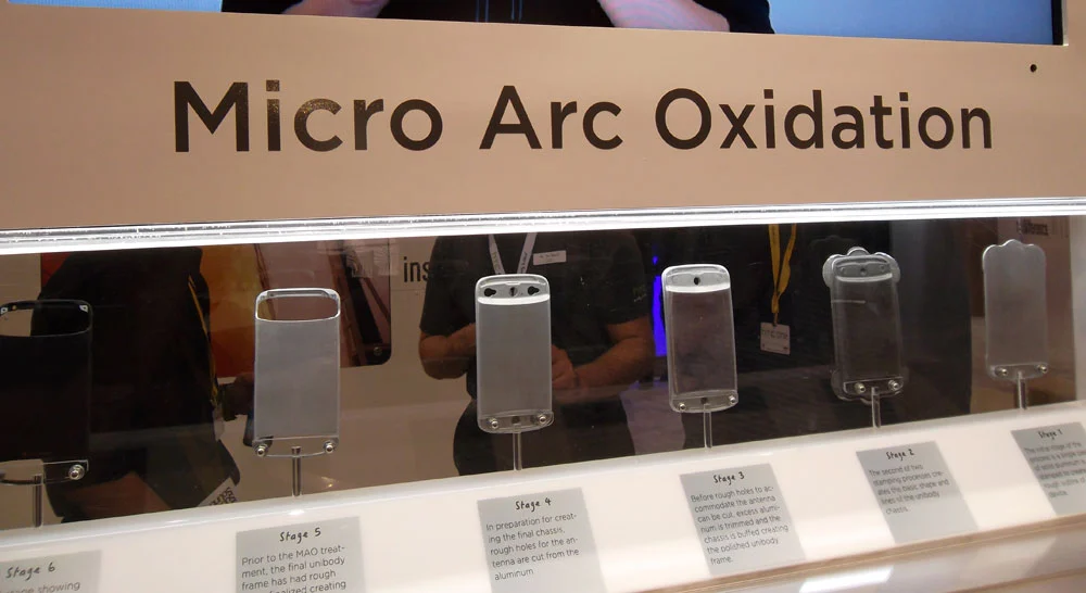 The microarc oxidation process takes six steps (Photo: Enid Burns / Gizmag)