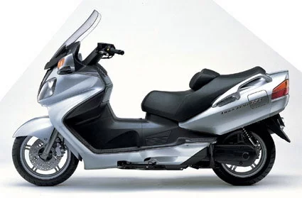 Suzuki's original Burgman, as tested