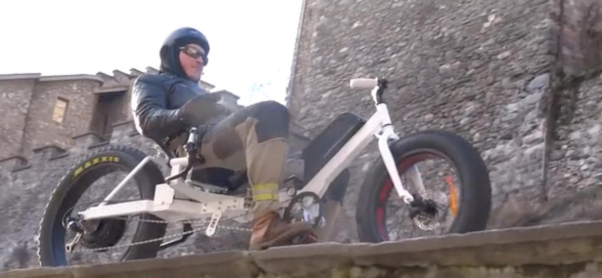 The Joystickbike ditches the handlebars in favor of a joystick