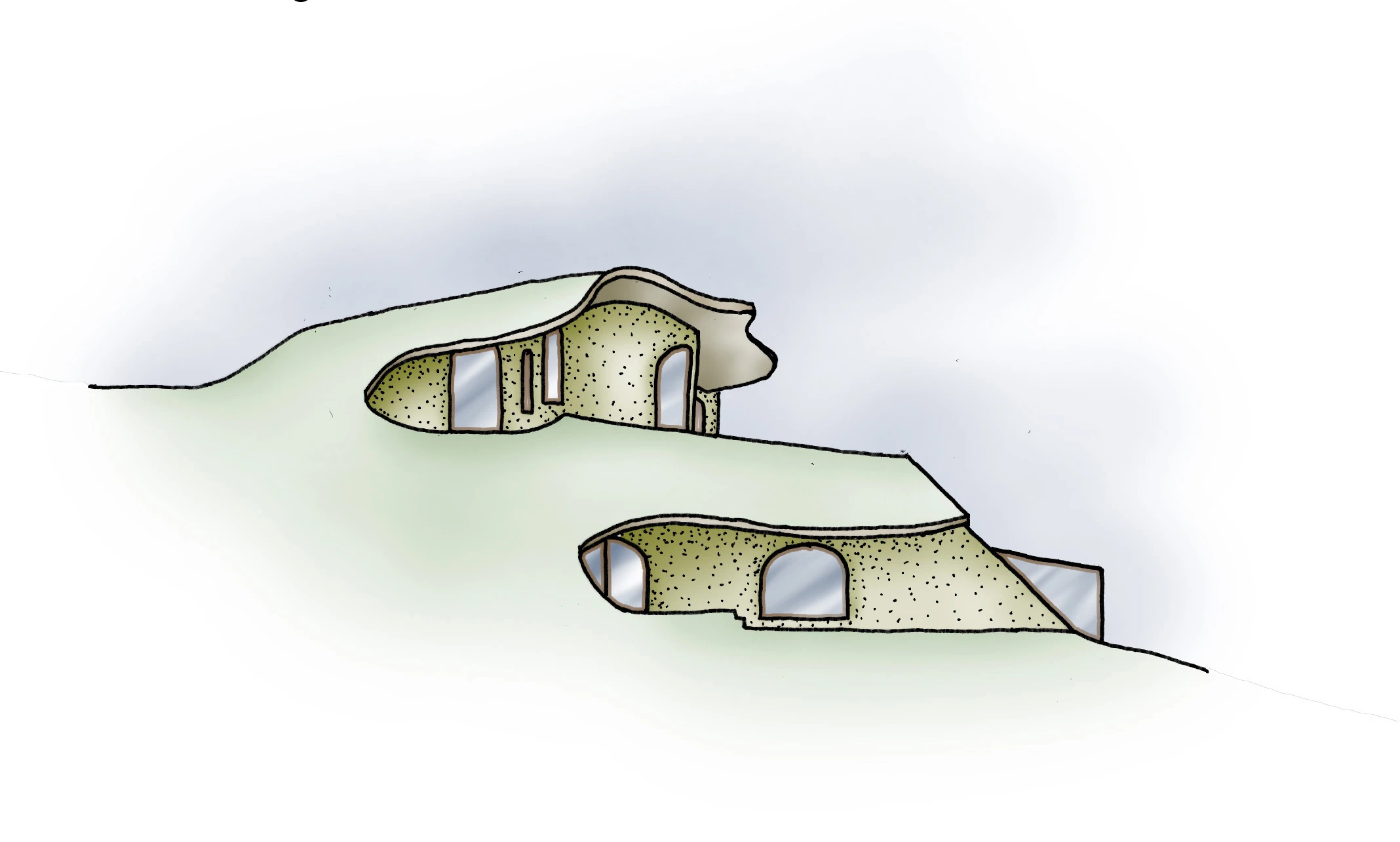 An ecovillage house prototype (image from Lammas)