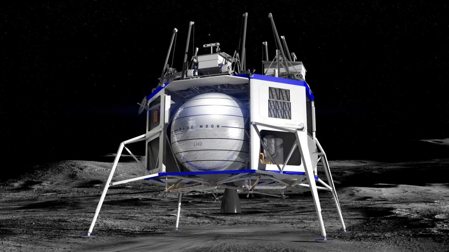 The basic Blue Moon lander configuration