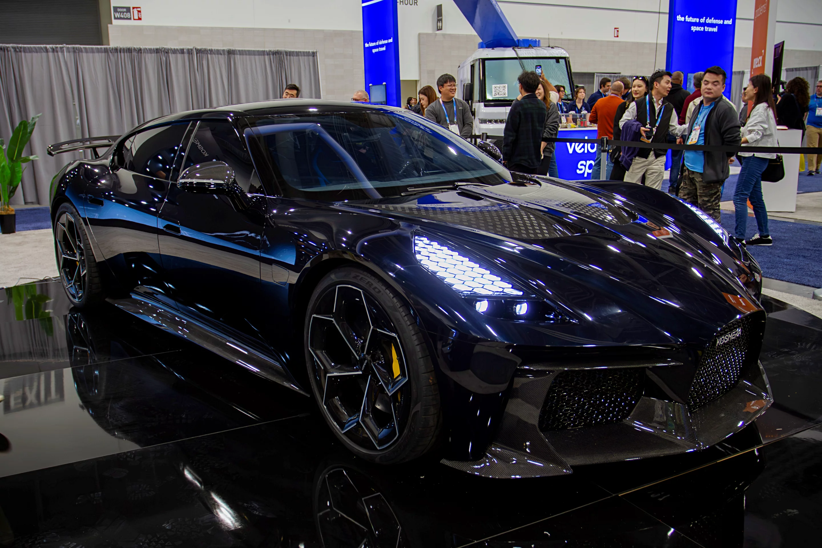 Kosmera Nebula 1's quad-motor electric drivetrain is rated at a combined 1,399 kW