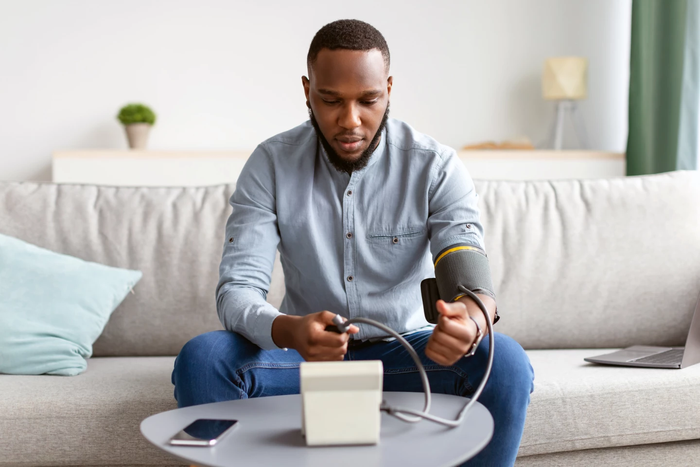 Being sedentary at work was associated with lower blood pressure, compared to standing