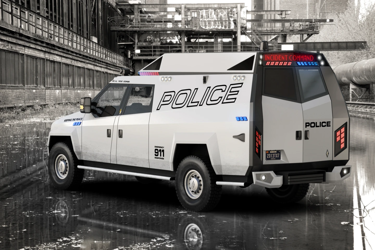 The TX7 can serve as prisoner transport and incident command