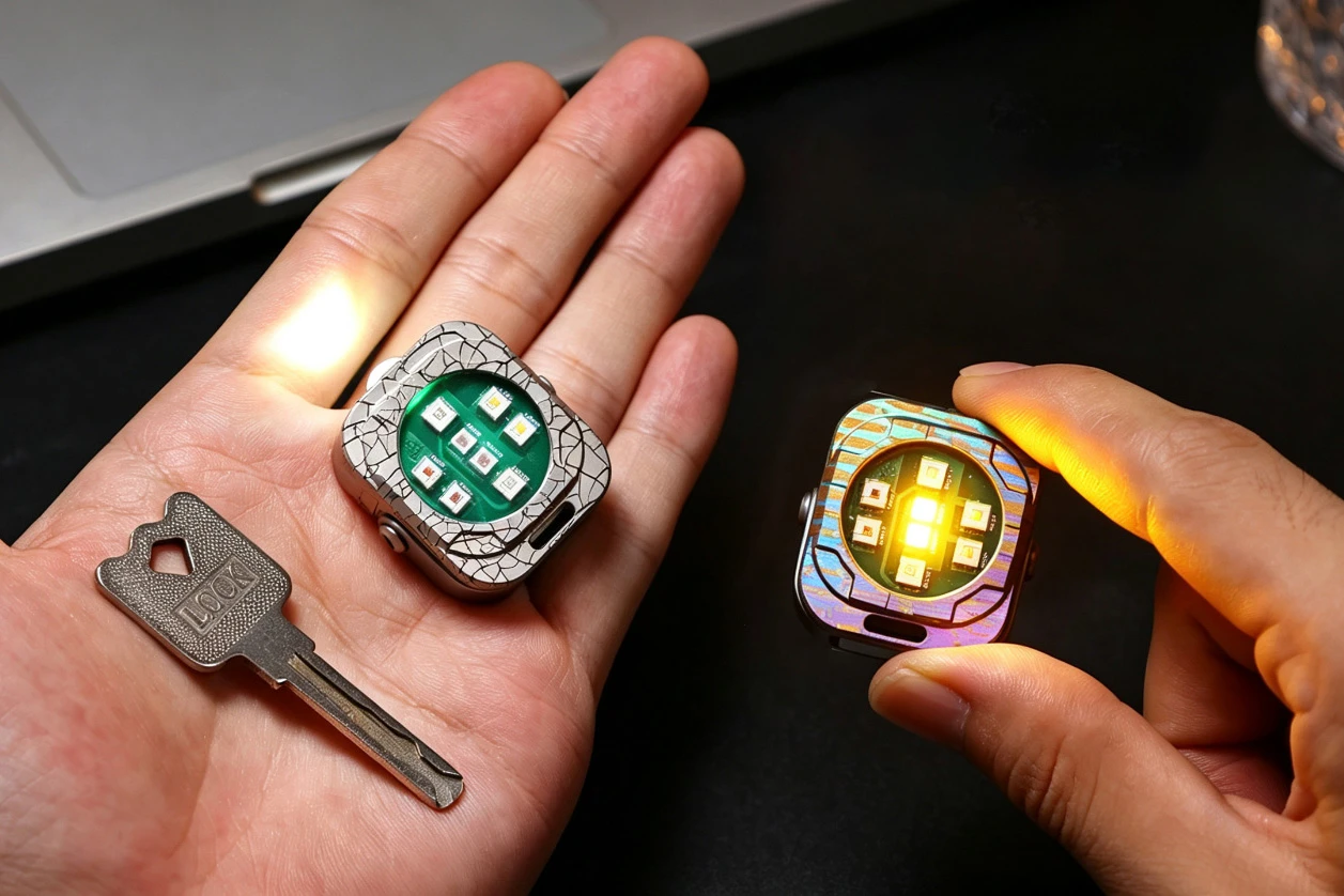 Coin-sized titanium flashlight improves on the original EDC must-have
