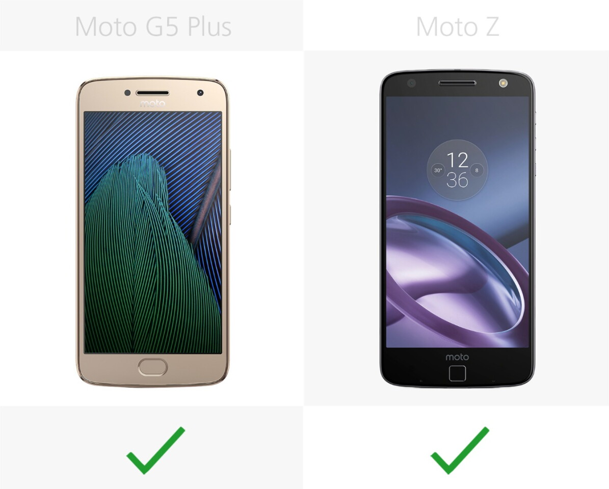 Moto G5 Plus Vs Moto Z