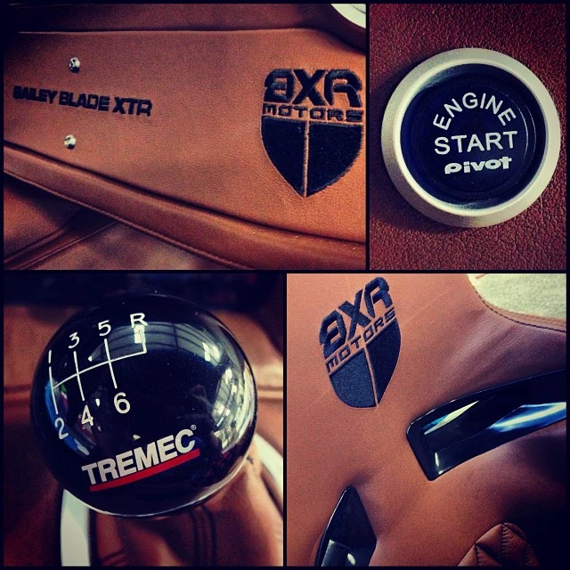 The interior has a combination of leather, Ultraleather and other materials