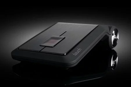 The Eclipse touchmouse features four-way touch scrolling and a sloping ergonomic design