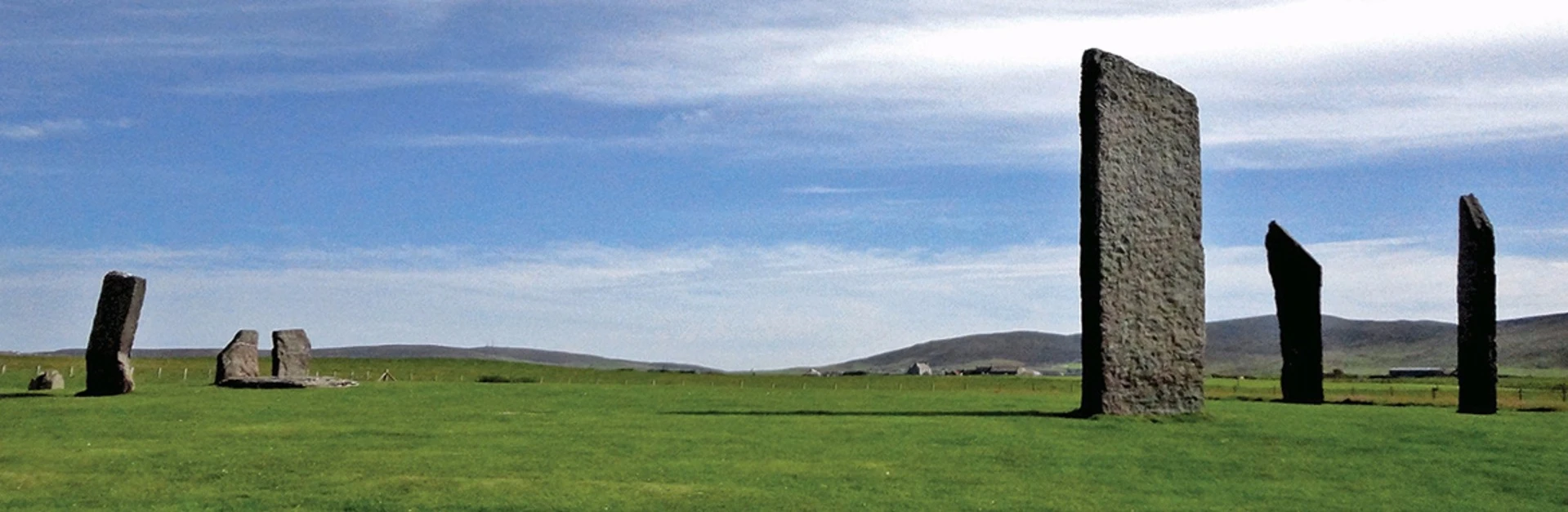 The Standing Stones of Stenness were built over 5,000 years ago