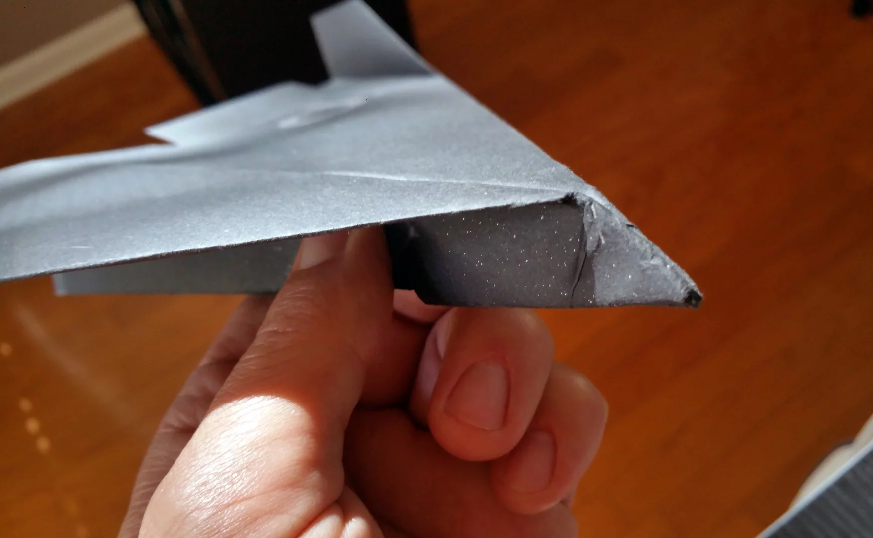 Those experienced with constructing and tossing paper planes should have no problem getting the PowerUp FPV design folded in record time