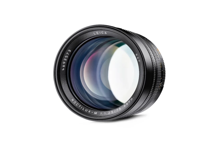 The Leica Noctilux-M 75mm f/1.25 lens is a high-end portrait lens