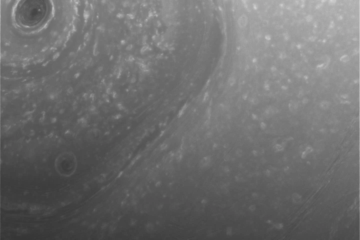 Cassini image of Saturn's northern hemisphere
