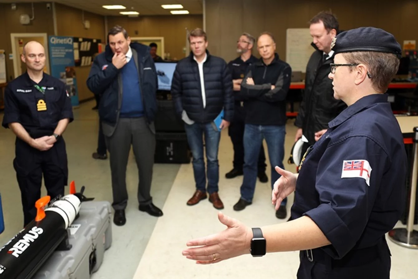 VIP tour of the BUTEC side of exercise Unmanned Warrior