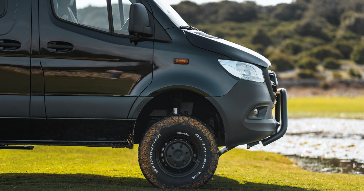 X camper van steers space-shifting wizardry deep off-road