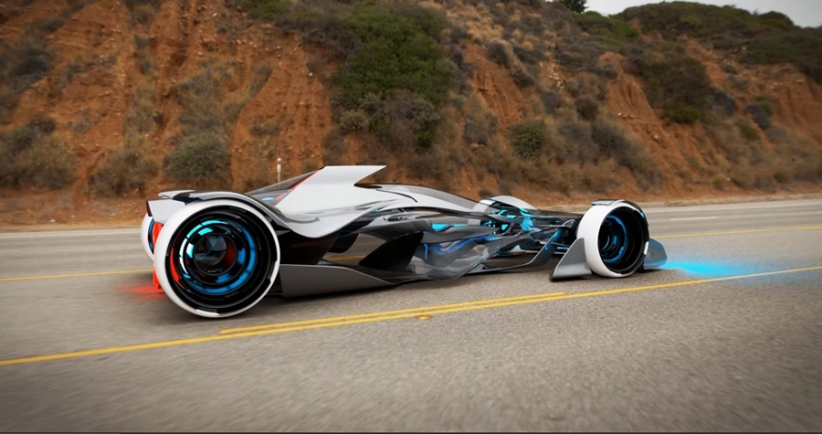 The Synaptiq on a public road