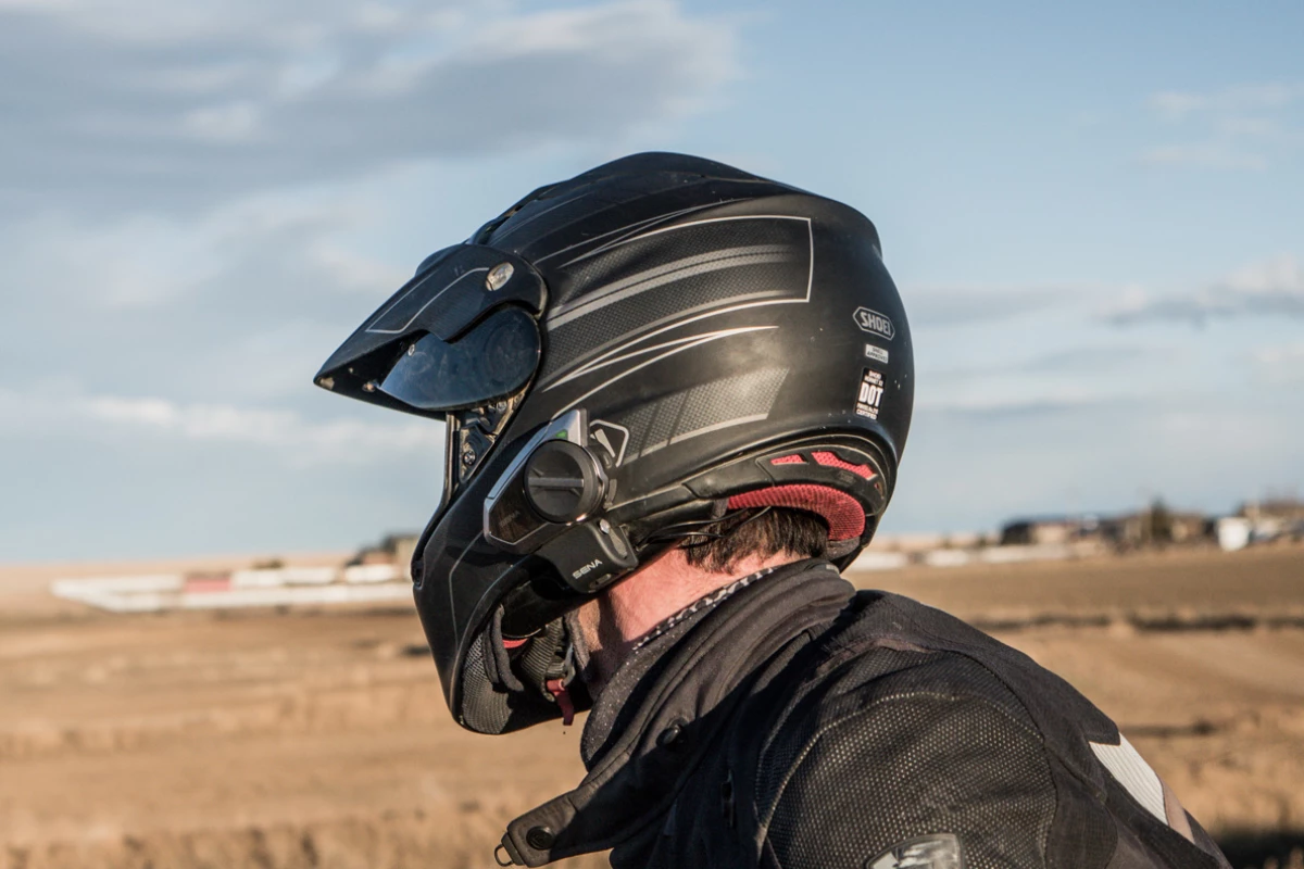 Sena's 50C and 50S Bluetooth mesh intercom systems clip onto your motorcycle helmet