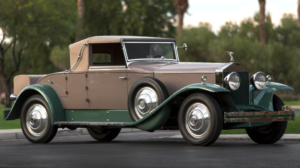 The Phantom was the Rolls-Royce which replaced the Silver Ghost in 1925. The Silver Ghost had been called "the best car in the world" by the authoritative magazine Autocar, and was already the basis for Rolls-Royce advertising globally, so the new Phantom was built to impress. This fully-restored Phantom 1 Regent convertible with coachwork by Brewster & Company, has a fully documented history and is a multiple award winner. It is one of of just 21 Regents Phantom 1 convertible coupes built. It sold for $236,500 at Bonham’s Scottsdale 2018 auction