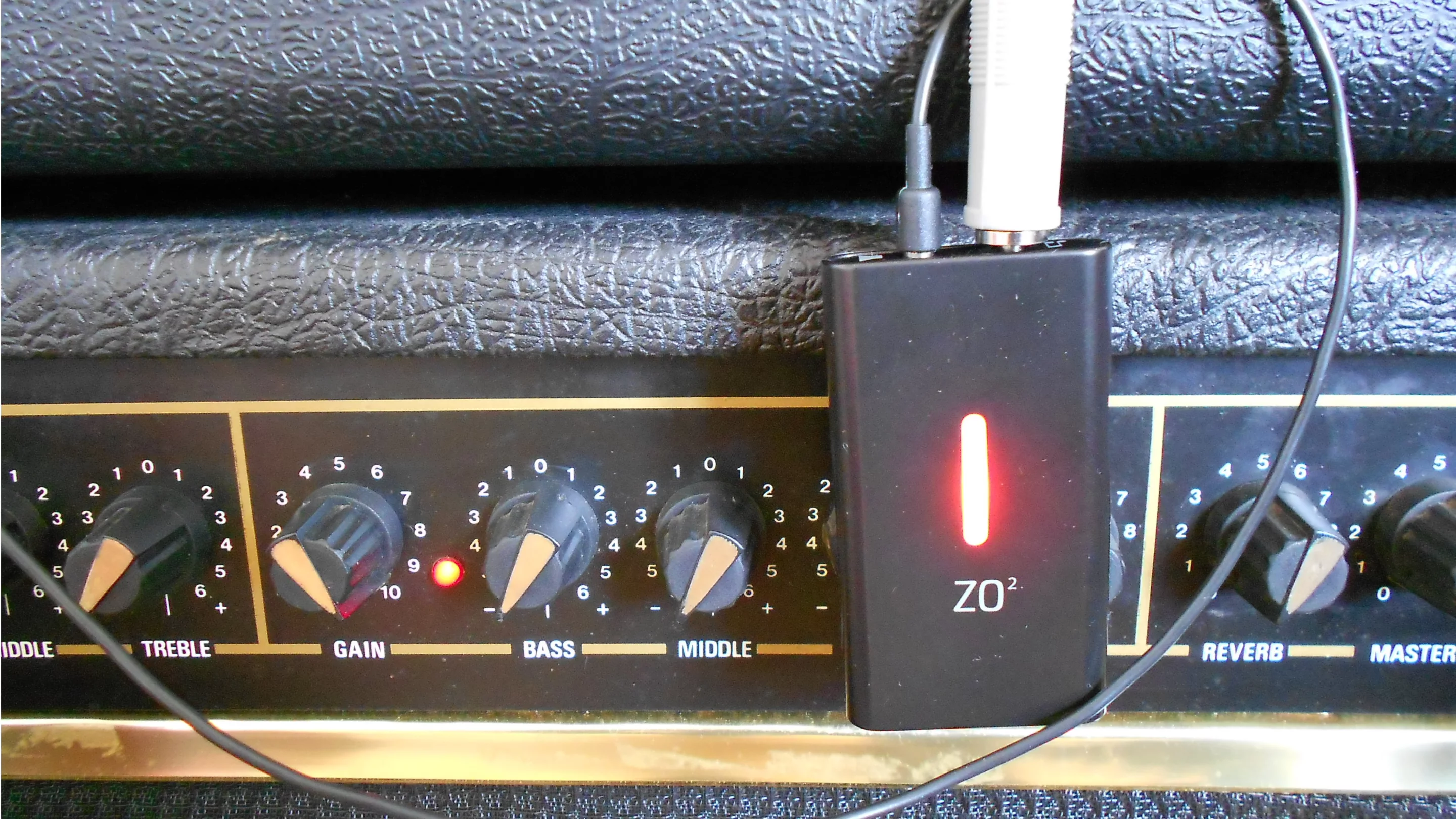 My Vox tube amp benefits from some subtle sound shaping courtesy of the Zo 2 personal subwoofer