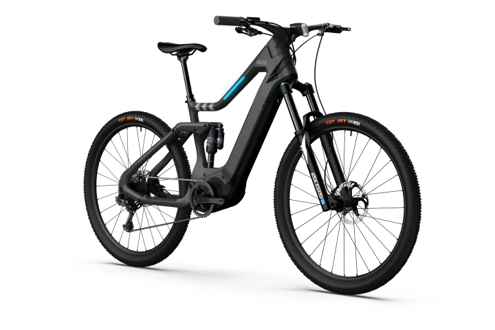 The carbon-cool EB20 electric mountainbike debuts this week at CES 2022 in Las Vegas