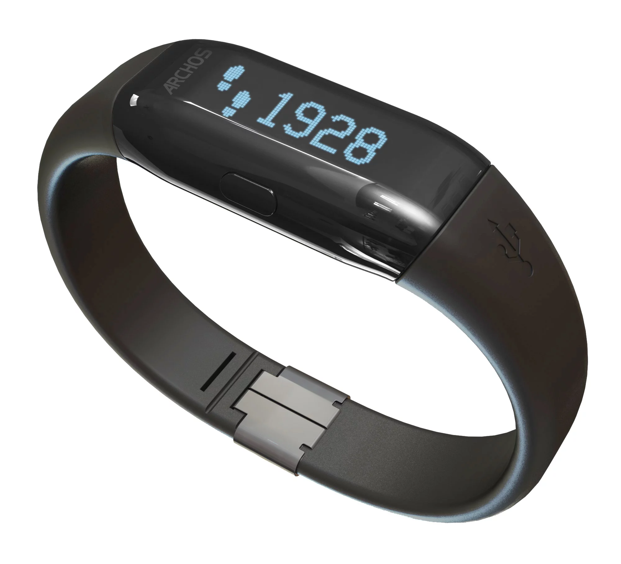 The bracelet-type Activity Tracker counts the number of steps taken and records the distance walked, and can also advise how many calories have been burned