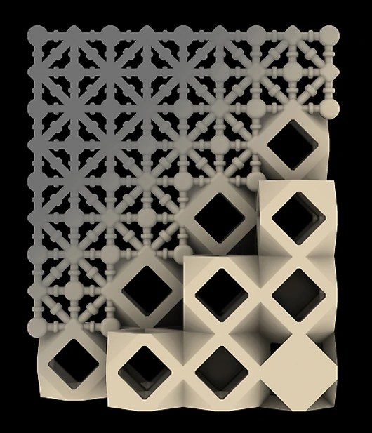 The 3D-printed sand Microclimates extend the latticework design of Mashrabiyas
