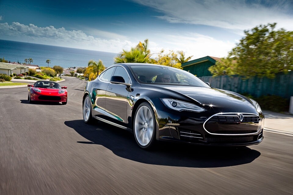 The Model S is a step forward from the Roadster