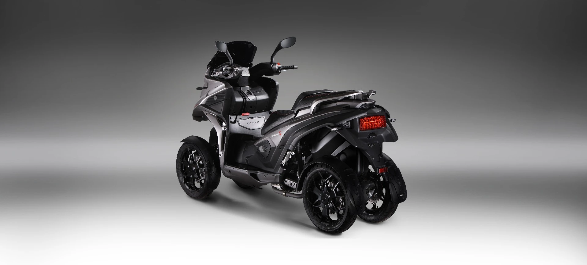 The Quadro4 is currently the only mass produced tilting four-wheeler in the world. We should expect to see more similar designs courtesy of the Resolve project