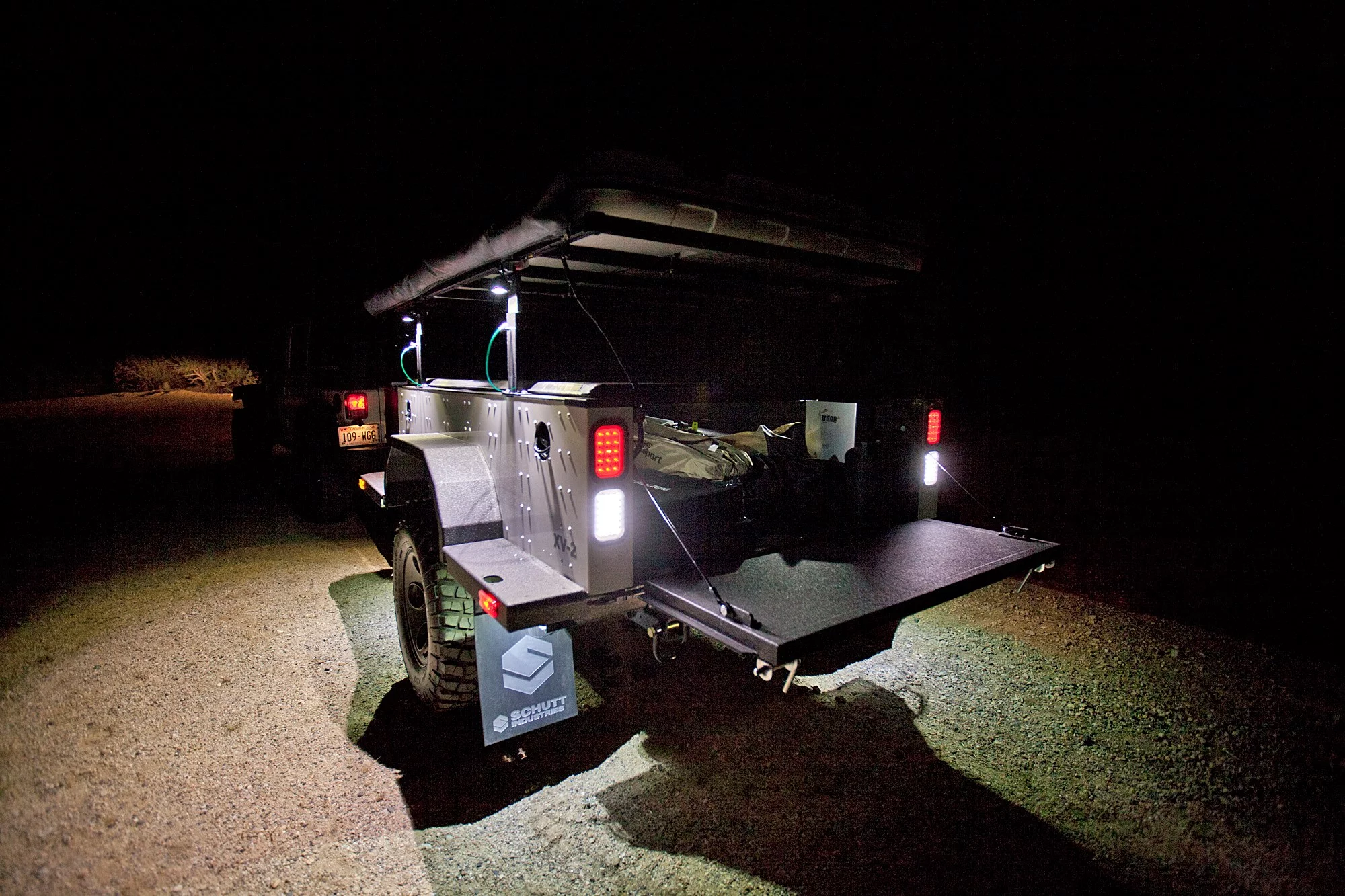 The XV-2 comes standard with reverse LED lights