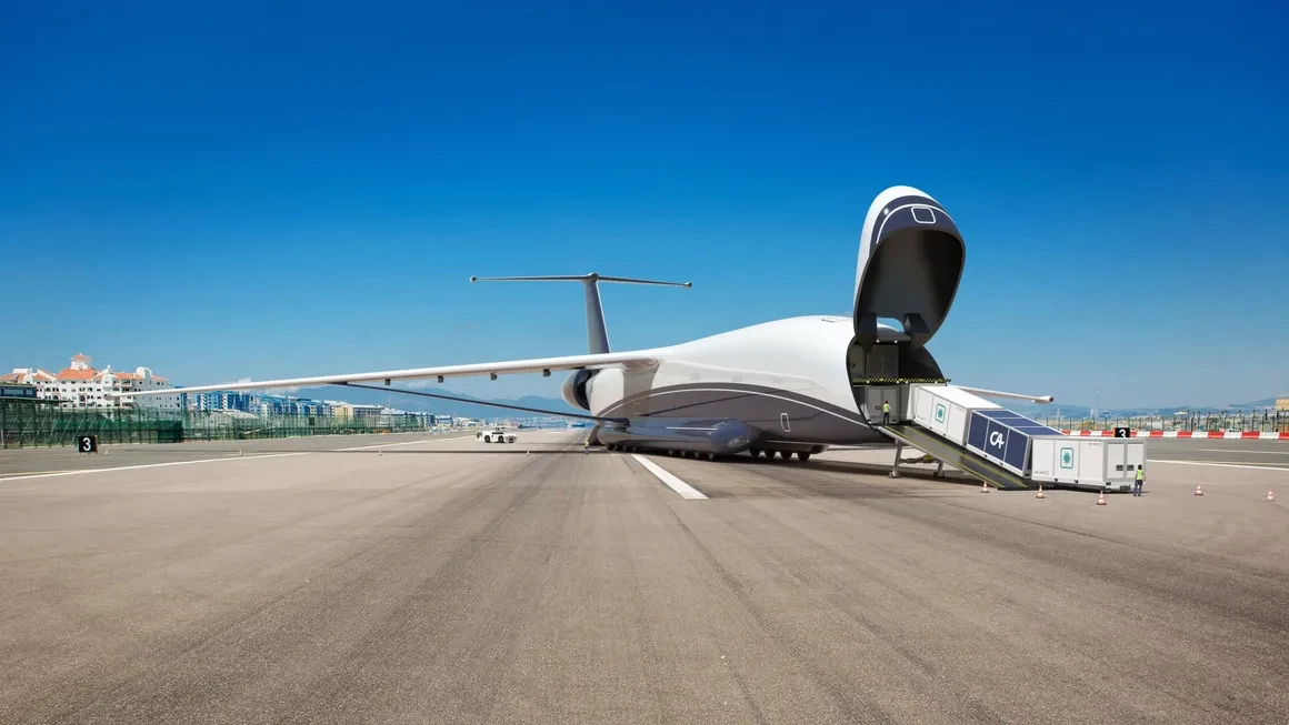 The Droneliner can be loaded and unloaded via ramps in the front and rear