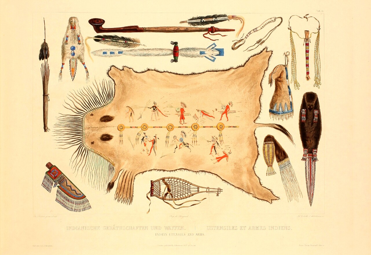 The Voyage dans l'intérieur de l'Amérique du Nord, exécuté pendant les années 1832, 1833 et 1834 by Karl Bodmer and Prince Maximilian zu Wied-Neuwied is justly celebrated as the greatest illustrated American travel narrative and the most important depiction of American Indians in the frontier era. This copy sold for $420,500 at Sothebys on June 13, 2017