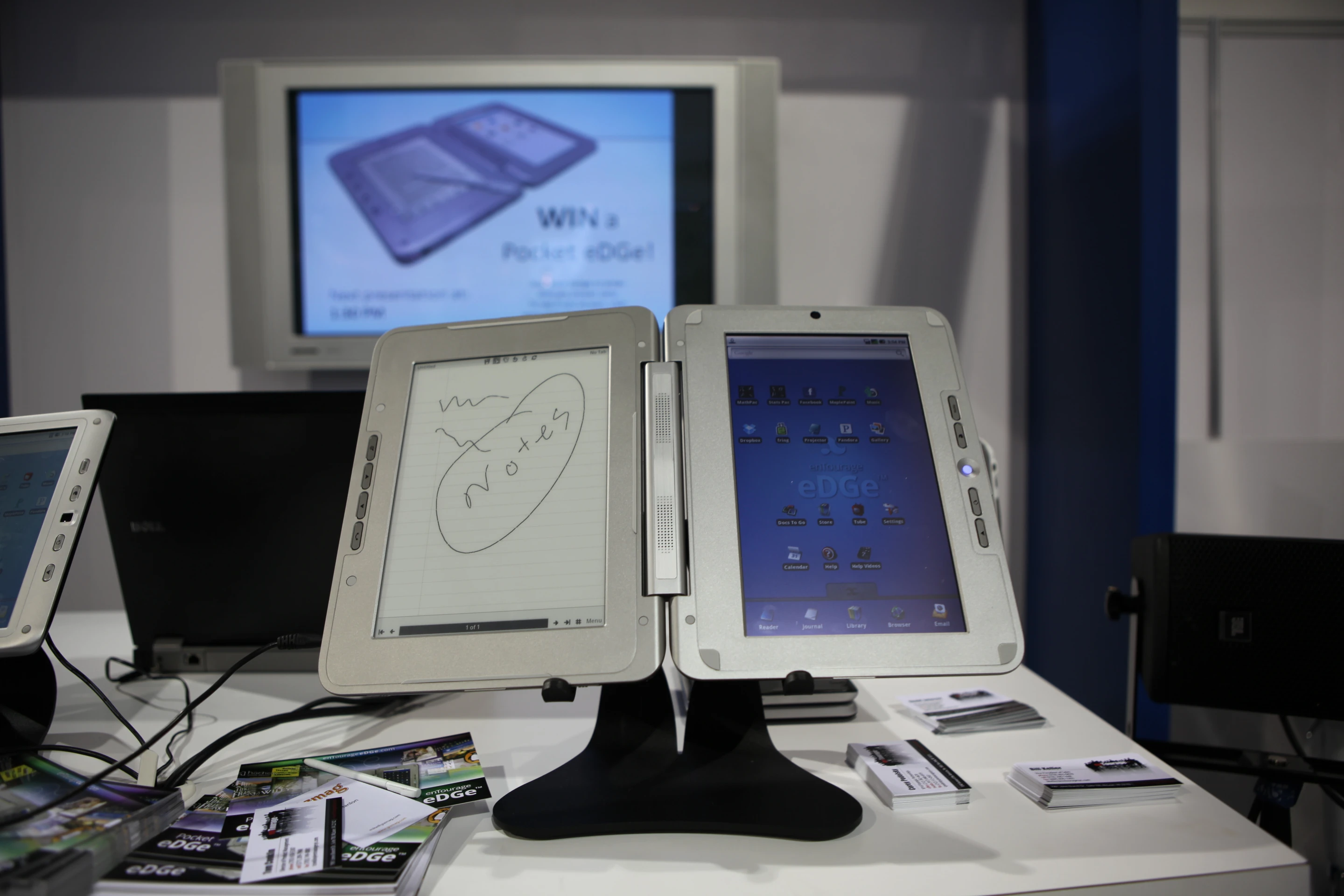 The enTourage eDGe on display at CES