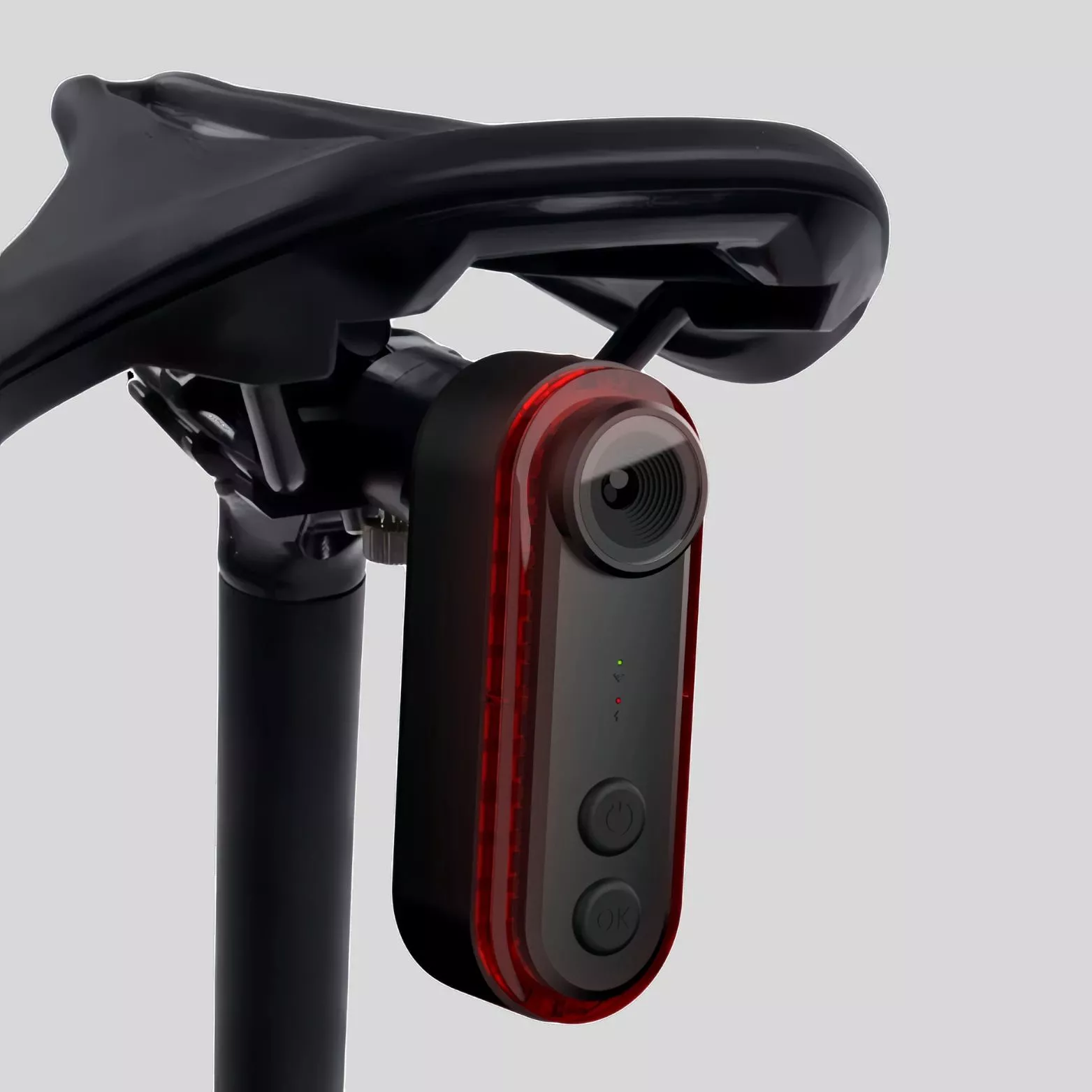 Render of what the Luna Oculus might look like when mounted to the rear of a bike